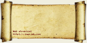 Hana Atanasković vizit kartica